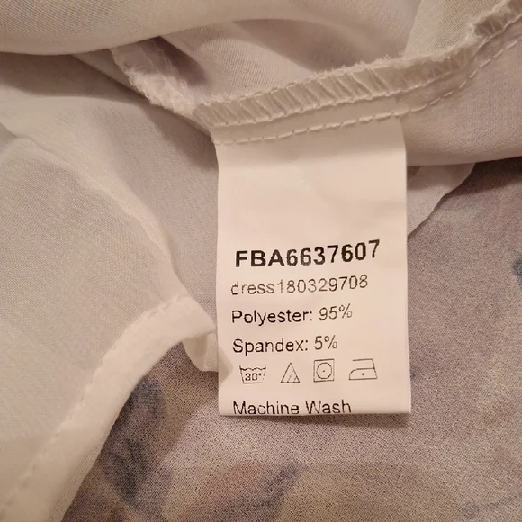 Pink Off-Shoulder Long Sleeve Sundress. Size Medium NWOT - Picture 10 of 12